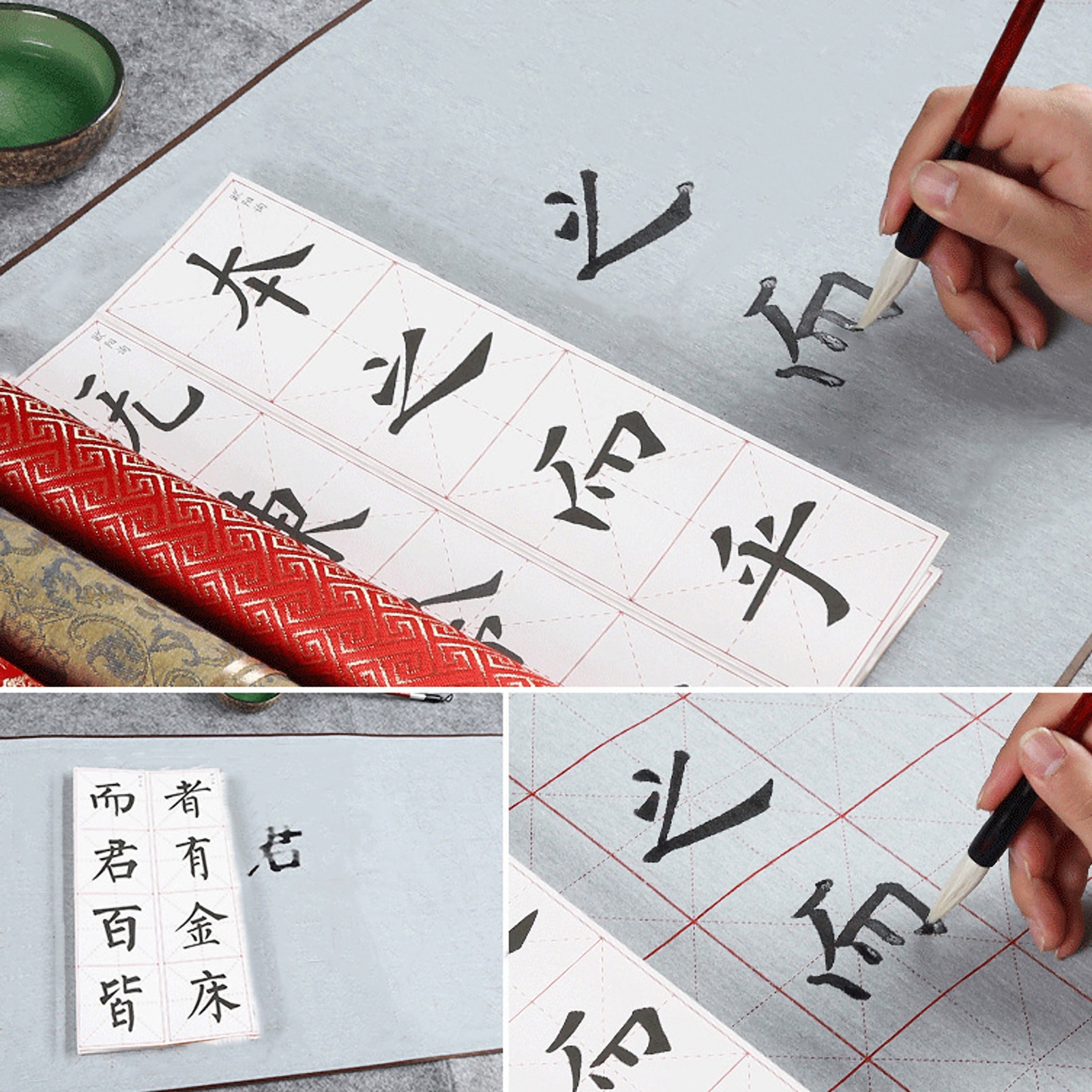 Water Writing Cloth, Chinese Magic Cloth Water Paper, Reusable Chinese  Calligraphy Practicing Tool Student Stationery for Home School, No ink 